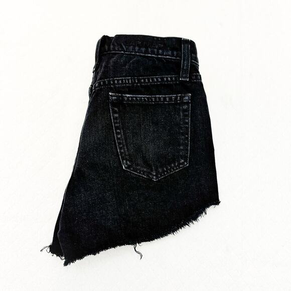 Carmar Studded Jewel Embellished Raw Hem Shorts Black Size 26 - Picture 4 of 4